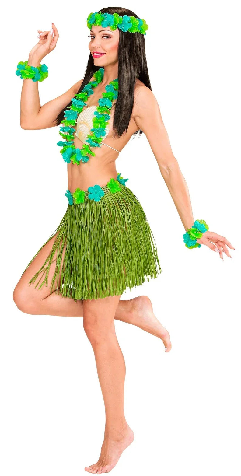 Kit Hawaiano en Verde Complementos Hawaianos Widmann